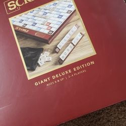 Giant Deluxe Scrabble  Board Game