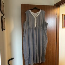 Dreams & Co. Sleeveless Tank Top Maxi Sundress 5/6XL