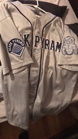 Black pyramid baseball jersey
