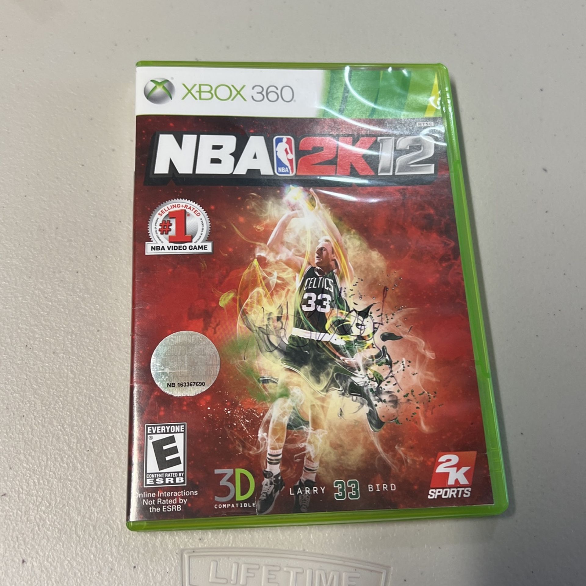 NBA 2k 12 (larry Bird) Cover