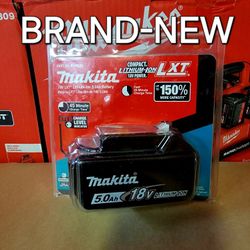 Makita
18V LXT Lithium-Ion High Capacity Battery Pack 5.0Ah with Fuel Gauge