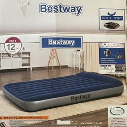 Bestway Air Mattress 75” L, 54” W, 12” H 