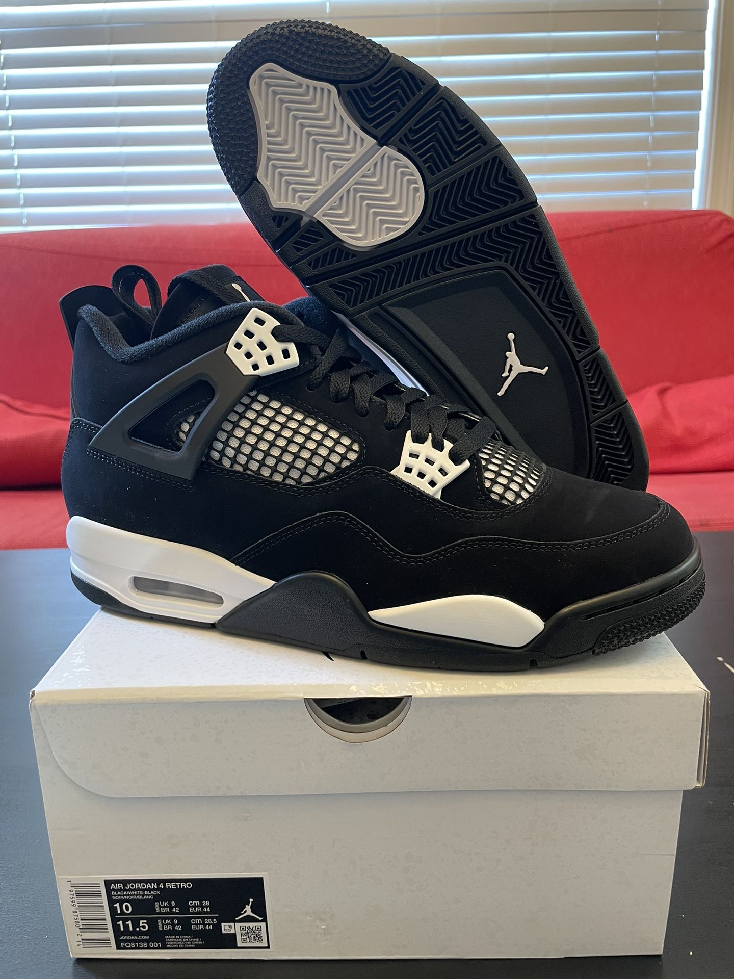 Jordan 4 White Thunder (Description Shows Prices)