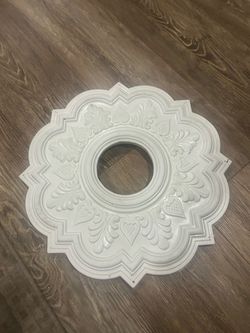 White Decorative Ceiling Medallion