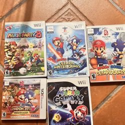 Wii/3DS/Gameboy Games (Check Description For Pricing)