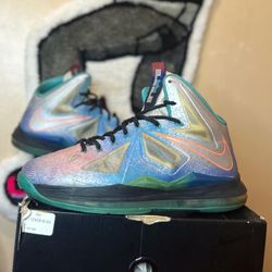 Pre Loved 2013 Nike Lebron X Pure Platinum Re Entry for Sale in Jersey City NJ OfferUp