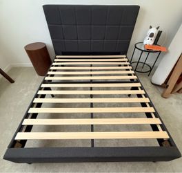 Gray Bed frame