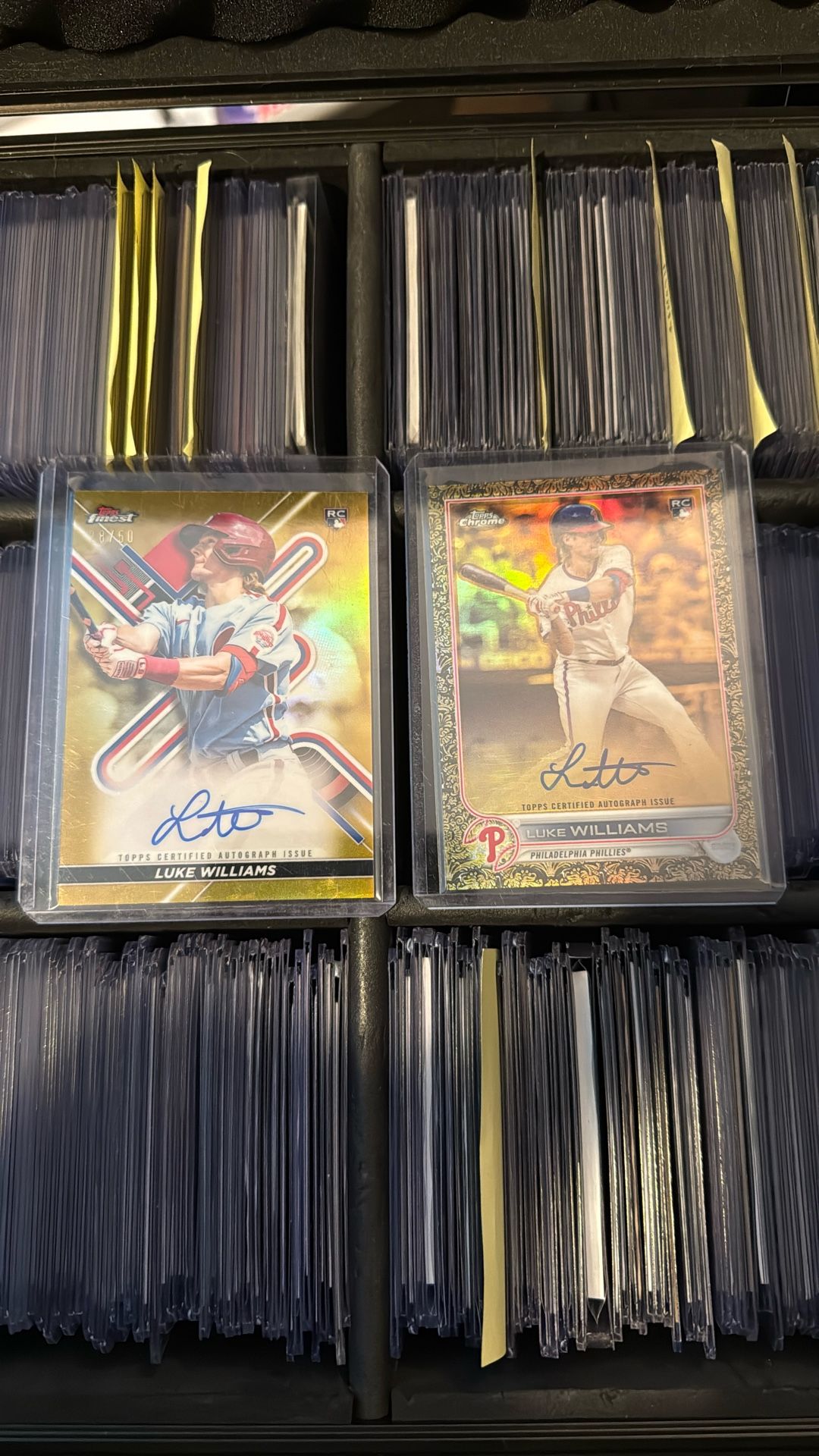 Luke Williams Rookie Auto /50 Gold And /99 Gold Foil