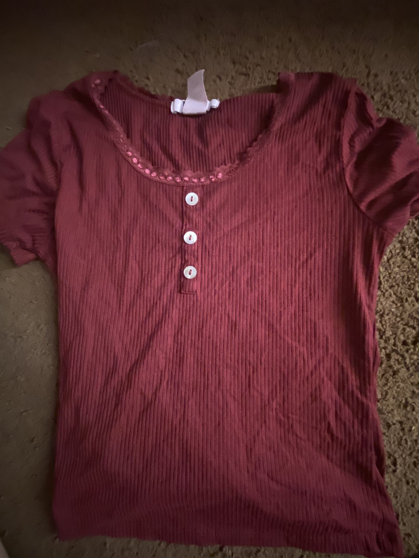 Medium Women Or Teens Red Top