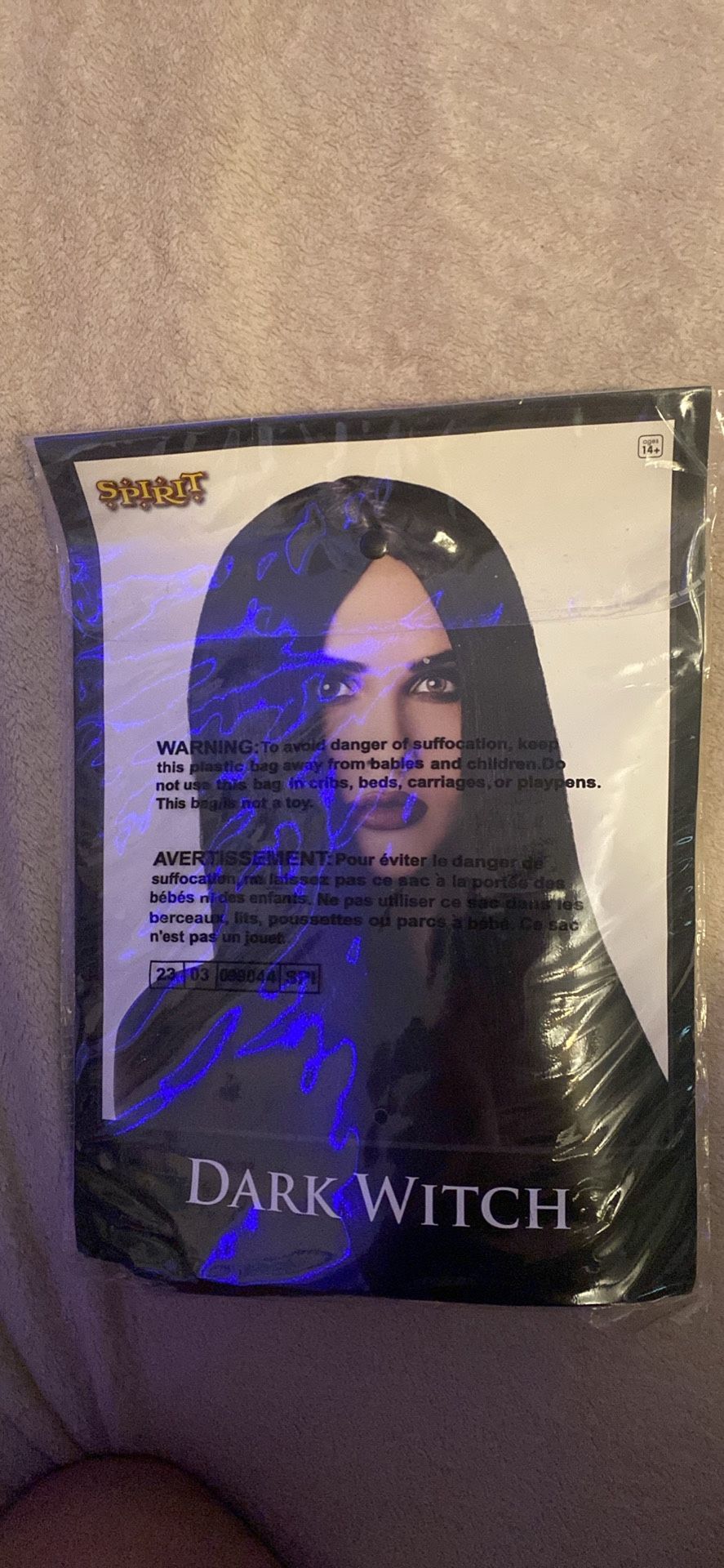 Dark Witch Halloween Wig