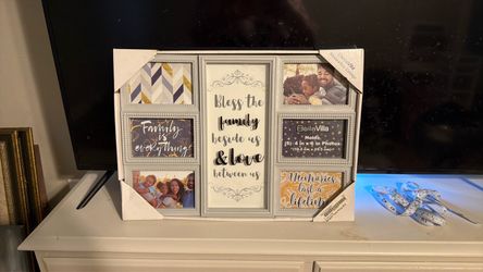 Bella Villa Shadowbox Collage Photo Frame