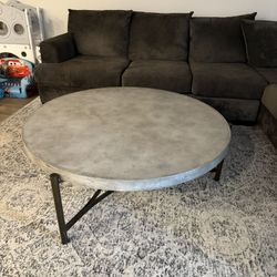 Living Spaces Concrete Coffee Table