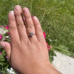 14K Gold 1 Carat Lab Diamond Ring