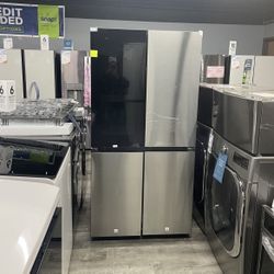 Samsung Flex Stainless Steel 29 Cubic Ft. Refrigerator With Auto-Open Doors And Craft Ice Maker🚨