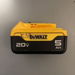 DEWALT 20 -Volt 1 -Pack Lithium-ion ( 5.0 Ah Battery )