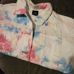 Tie Dye Denim Jacket 