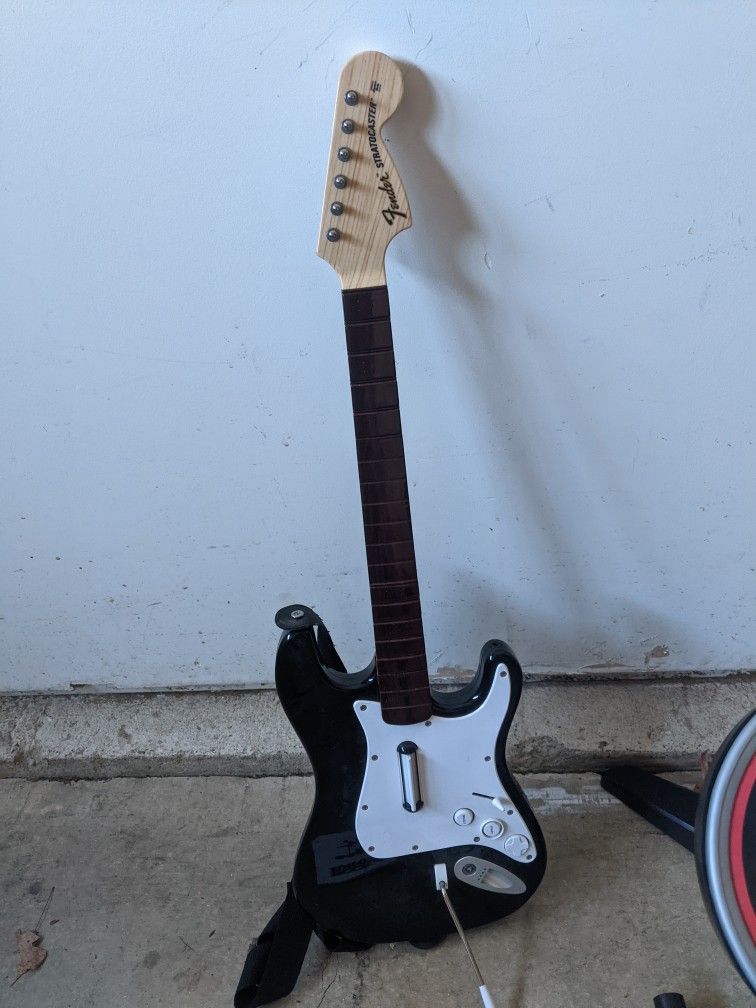 Rock Band 3 Fender Squier Stratocaster Guitar