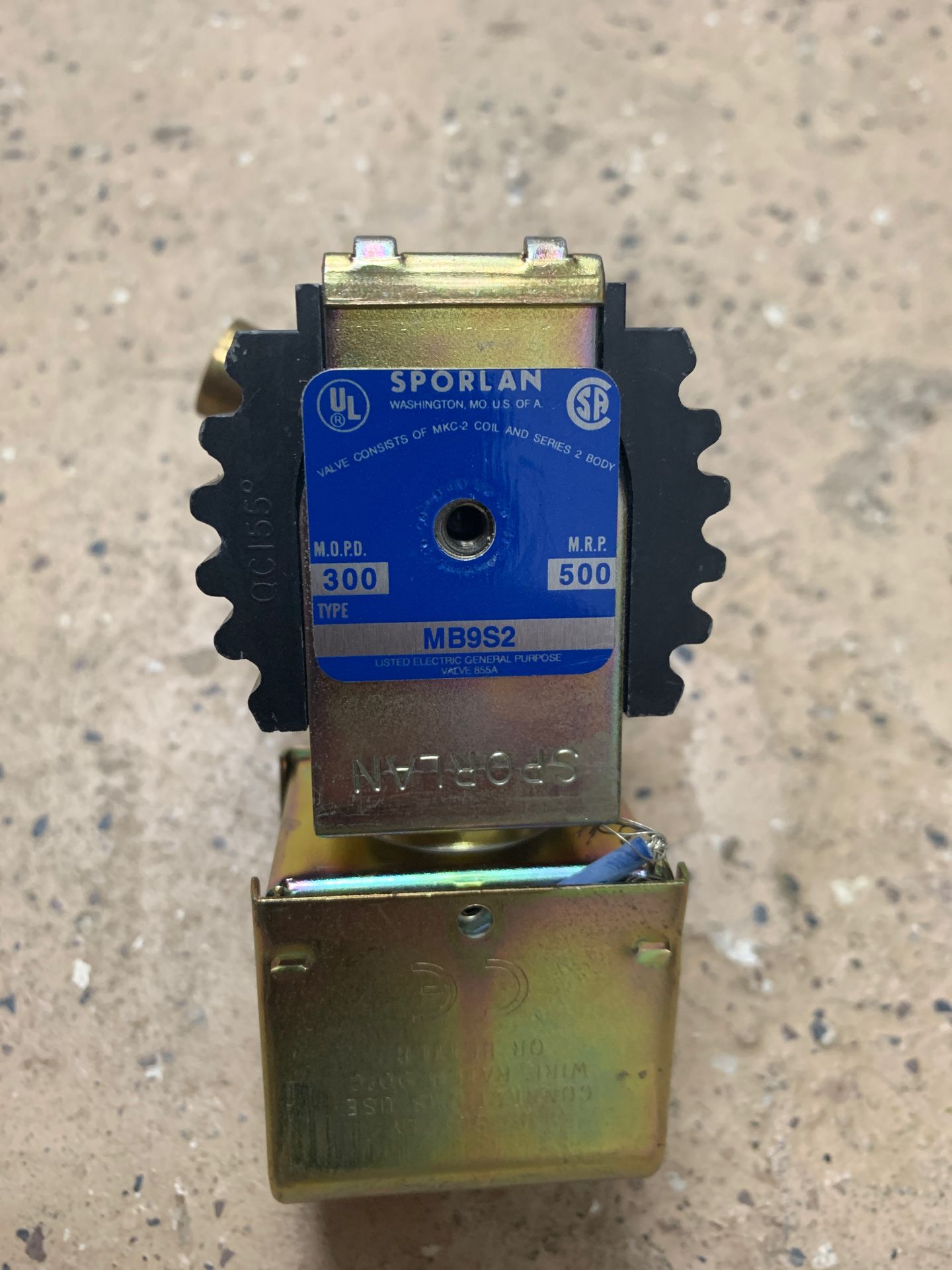 Sporlan Solenoid Valve with Coil 5/8od