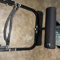 Glute bridge exercise machine