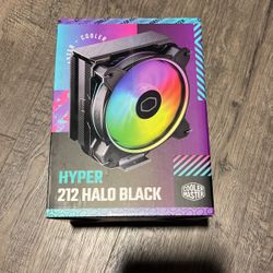 CPU Cooler By Cooler Masters Hyper 212 Halo Black 