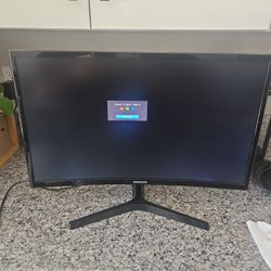 24 In Curved LED Computer Monitor -- Samsung LC24F