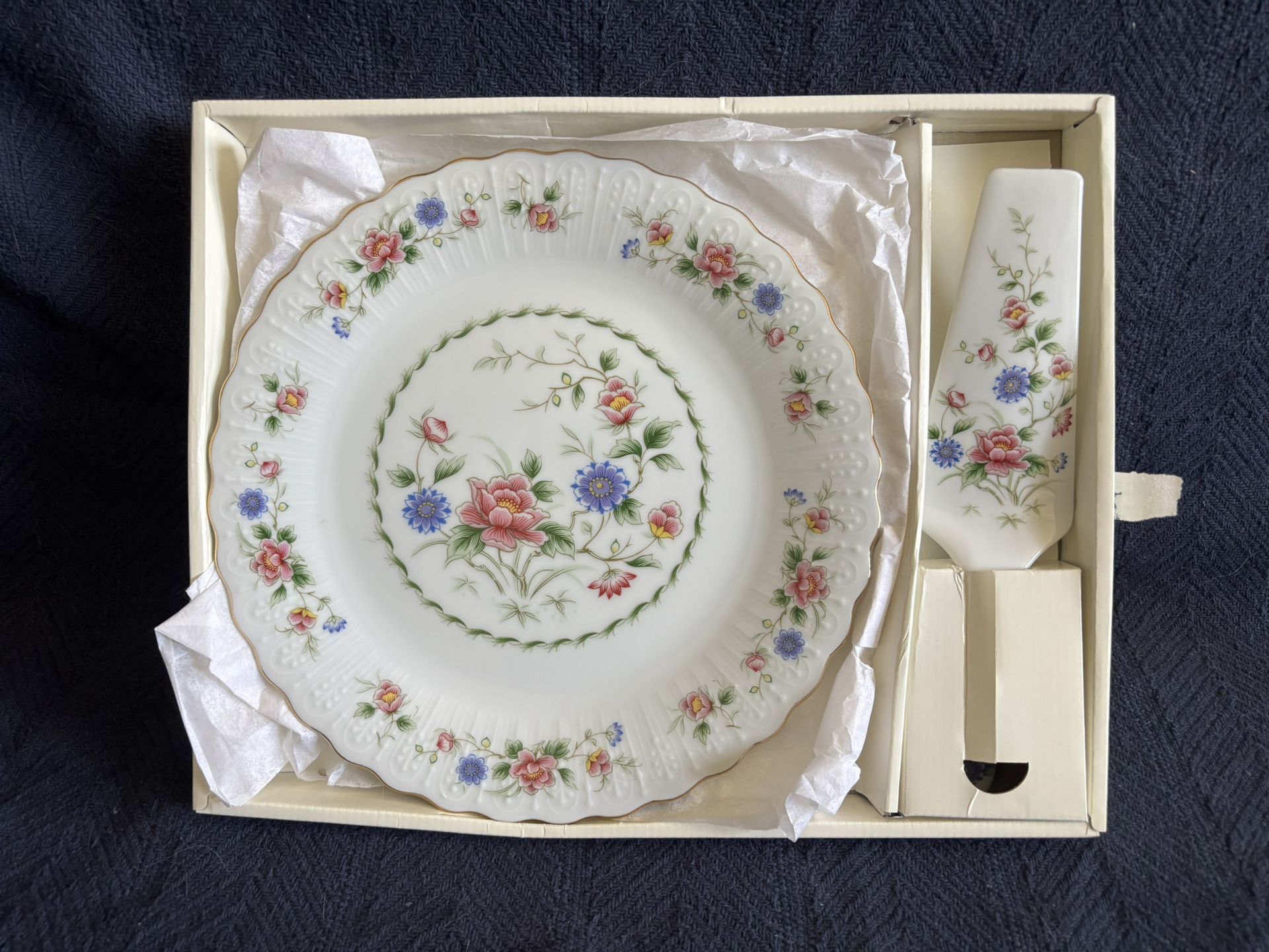 “Spring Night” Cake Plate