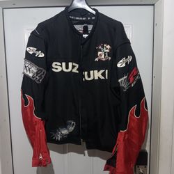 SUZUKI GSXR JOE ROCKET JACKET Motorcycle Apparel Large, Super Nice & Clean!!!!