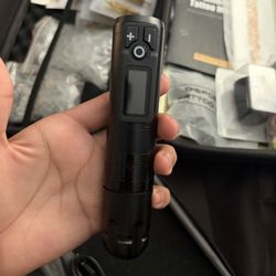 Ambition Soldier Tattoo Machine Kit Complete Rotary Wireless Tattoo Pen Gun Kit