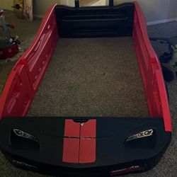 Twin  Size Racecar Bed