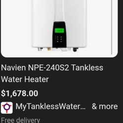 Navien SPE-240S2 Tankless Water Heater