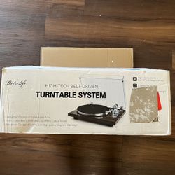 Turntable - Retrolife -  Bluetooth Turntable 