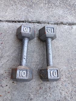 10lb Dumbbells 