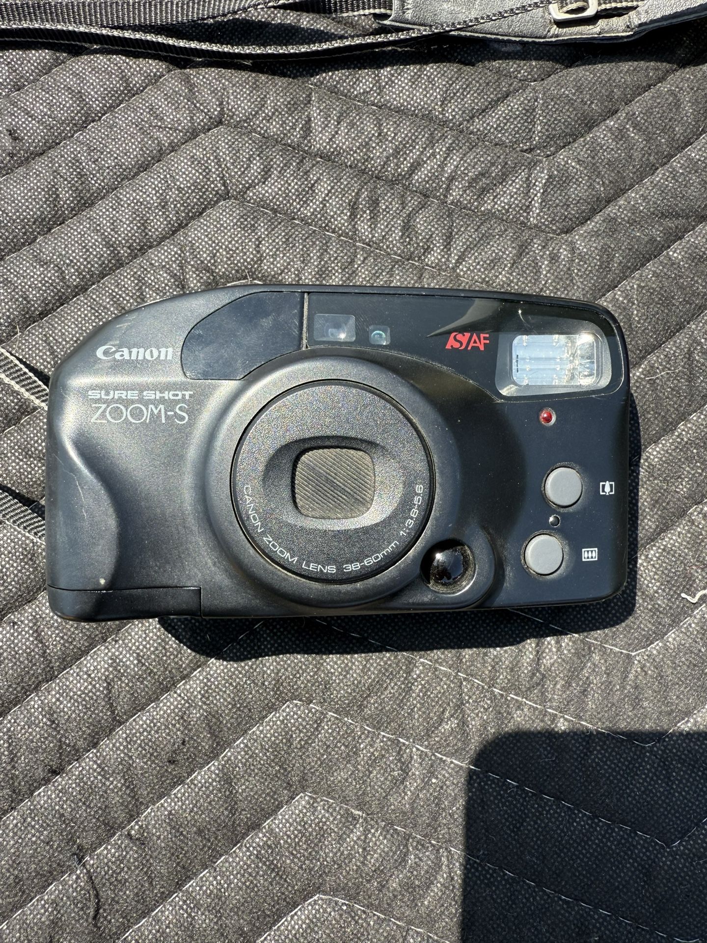 Canon Sure Shot Zoom-S 35mm Point & Shoot Film Camera – 38-60mm Lens – Vintage Tested