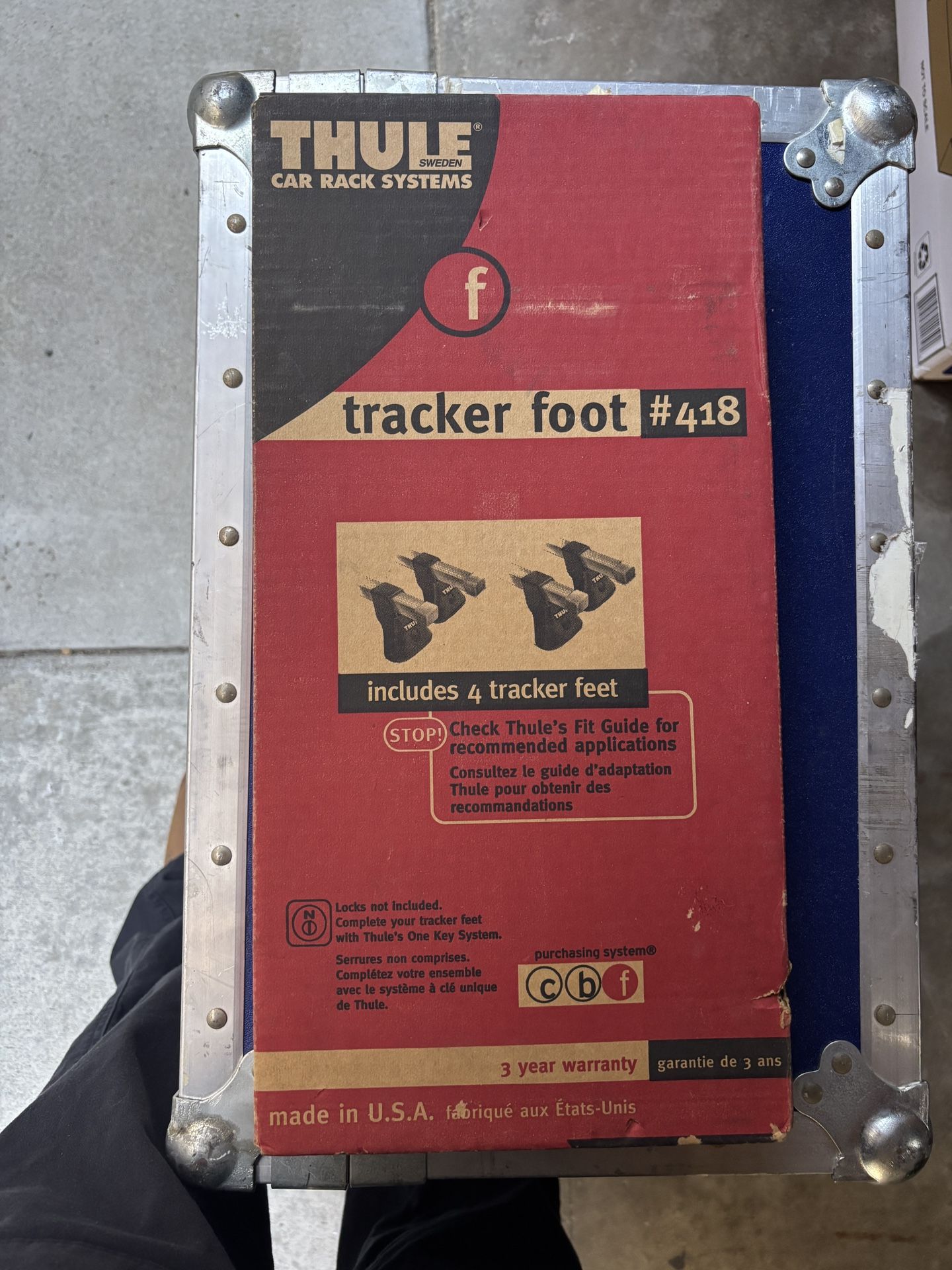 Set of 4 Car Tracker Foot from Thule