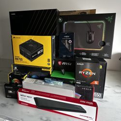 (NEW) PC Build Parts With Accessories (SET ONLY!!!)