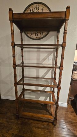 Wood & Glass Shelf