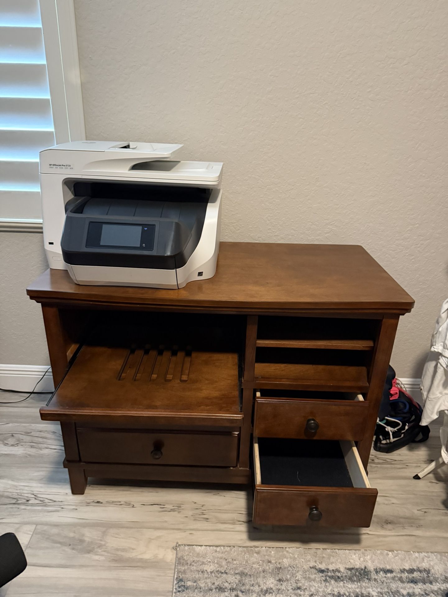 Wood Printer Stand (Printer Sold Separately)