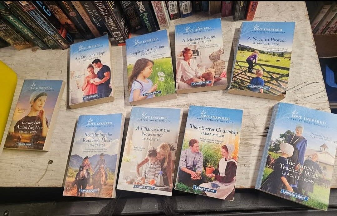 Love Inspired Large Print Books - $10/all - Macki's Books n More