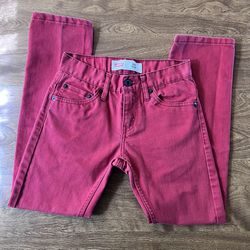 Levi’s 511 Slim Red denim Jeans kids size 10R