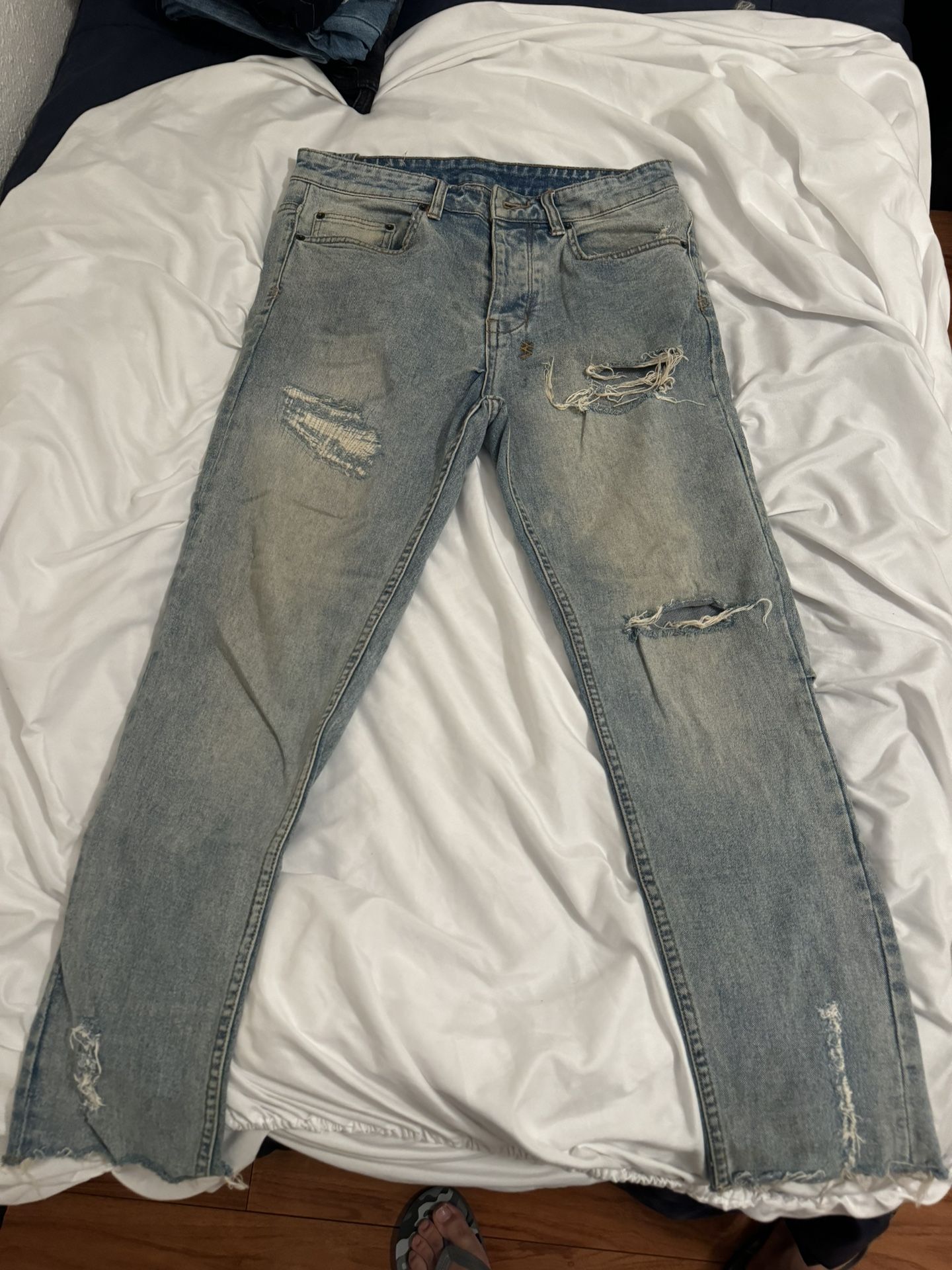 Ksubi Denim Jeans Bleached