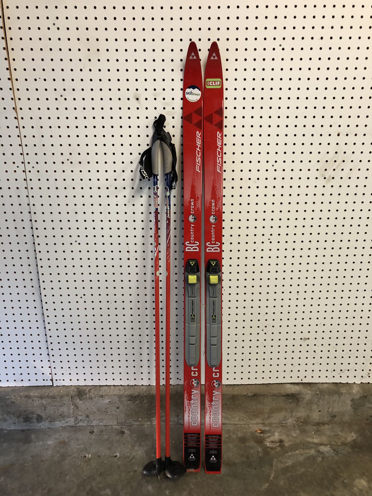 Kids Fisher Cross Country Skis with Boots