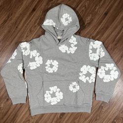 Grey Denim Tear Size Medium