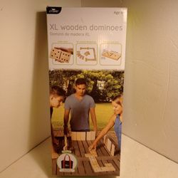 Big Wooden Dominoes Set 