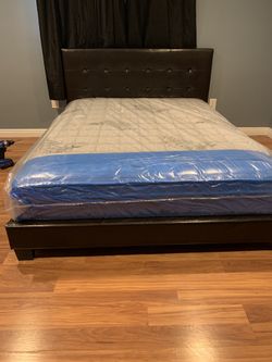 Full Bed Frame With Mattress