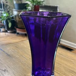Vintage Purple Hoosier Vase