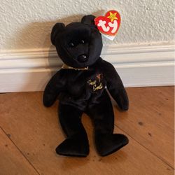 The End Beanie Baby Bear With Rare Tag Error