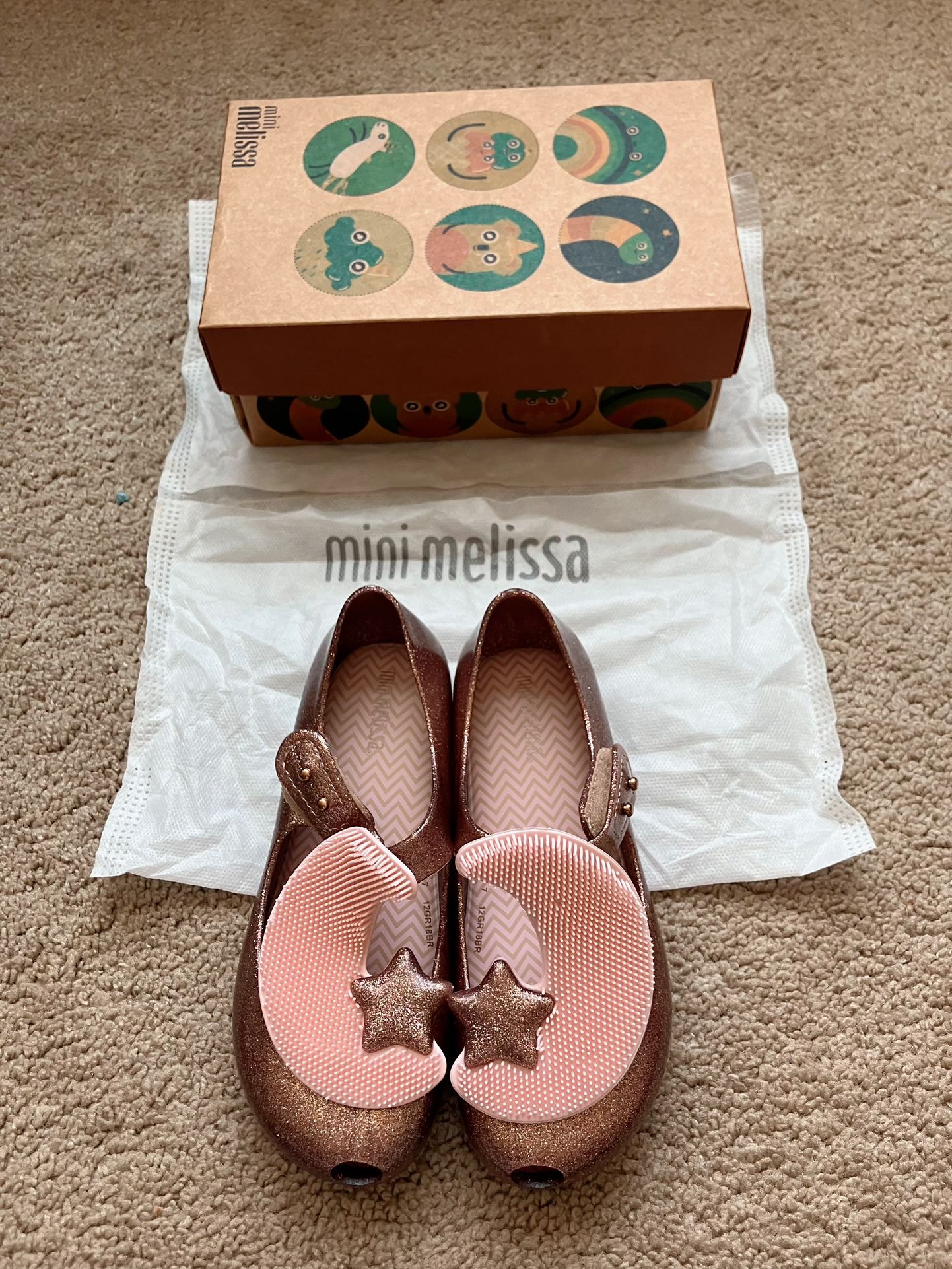 Brand New Mini Melissa Shoes Kids Size 11