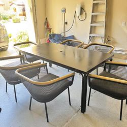 Metal Frame Outdoor Furniture Patio Set