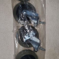  Caster Wheels. Perfect for Metal/ Wire Shelving