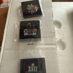 Super Bowl pins